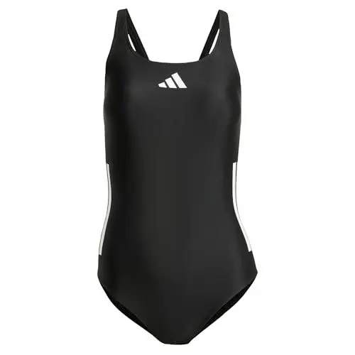 Produktbild: Adidas 3-Streifen C-Back Badeanzug Damen schwarz Gr 46