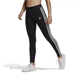 Produktbild: adidas Damen 3 Stripes Leggings , Black / White, S