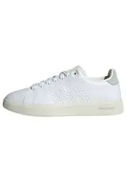 Produktbild: adidas Damen Advantage Premium Leather Shoes Schuhe, Cloud White/Cloud White/Silver, 37 1/3 EU