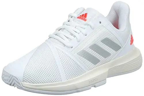 Produktbild: adidas Damen Courtjam Bounce W Leichtathletik-Schuh, Mehrfarbig Ftwbla Plamet Rojsol, 36 2/3 EU