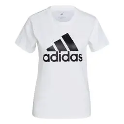 Produktbild: adidas Damen Essentials Logo Langarm T-Shirt, White/Black, XS