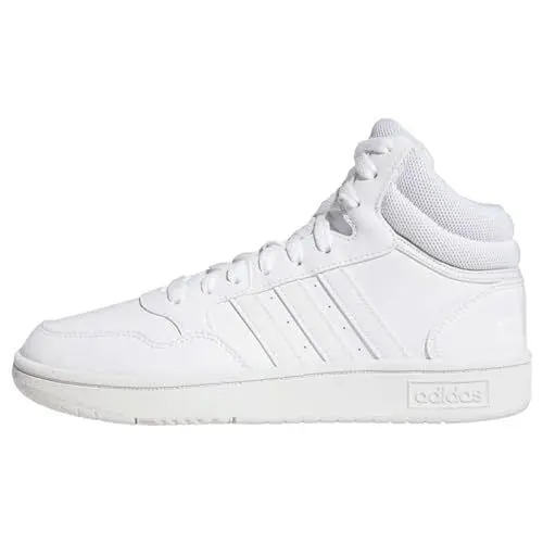 Produktbild: Adidas Basketball Shoe Hoops 3.0 Mid, Ftwr White/Ftwr White/Dash Grey, GW5457, 38 2/3 EU