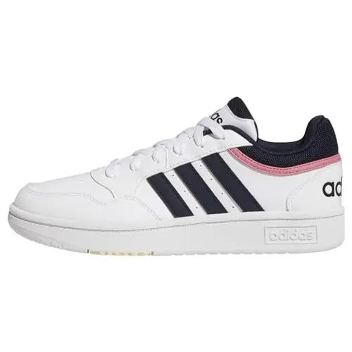 Produktbild: adidas Damen Hoops 3.0 Mid Lifestyle Basketball Low Shoes, Cloud White/Legend Ink/Wonder White, 41 1/3