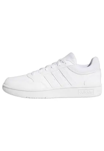 Produktbild: adidas Damen Hoops 3.0 Mid Lifestyle Basketball Low Shoes, Cloud White / Cloud White / Dash Grey, 42