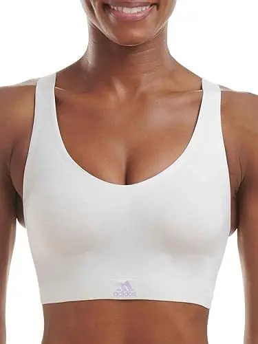 Produktbild: adidas Damen Naked 2ply Bra Bustier, Anthrazit-Mel, L
