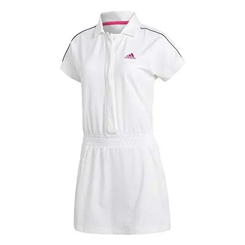 Produktbild: adidas Damen Oberbekleidung Seasonal Kleid Damen - Pink, Weiß, XS, EUG86