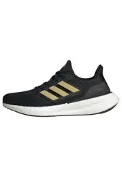 Produktbild: adidas Damen Pureboost 23 Shoes Laufschuhe, Core Black/Gold Metallic/Carbon, 38 EU
