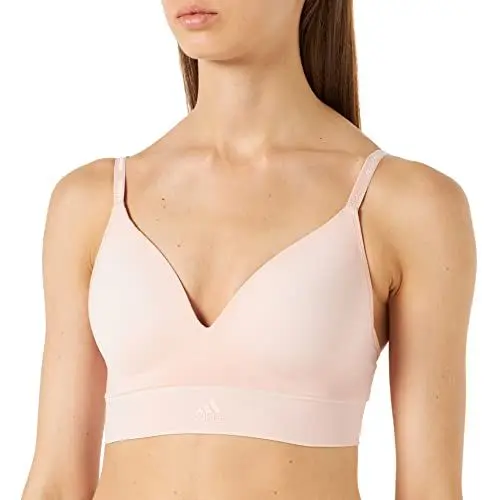 Produktbild: adidas Damen Seamless Wireless Bra Bustier, Pfirsich, XL