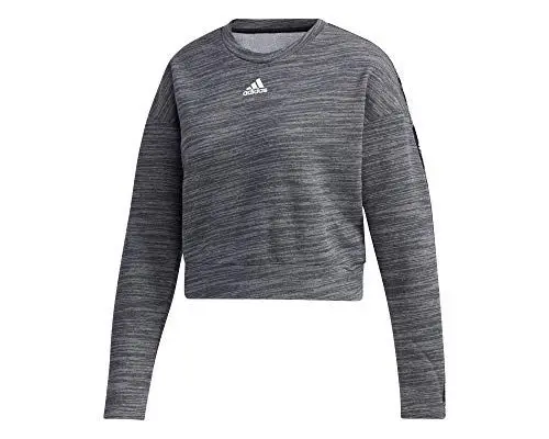 Produktbild: adidas Damen Sweatshirt E TPE Sweatshirt, Dgreyh/White, M, GE1131