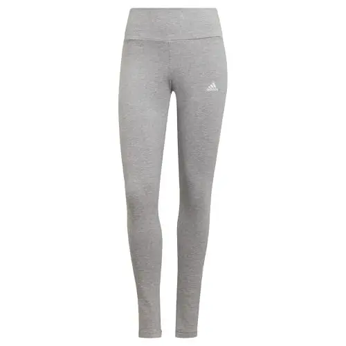 Produktbild: adidas Damen Essentials High-Waisted Logo Leggings, Medium Grey Heather / White, M