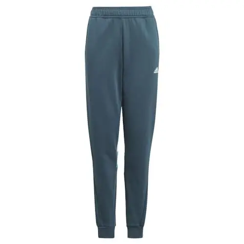 Produktbild: adidas Unisex Kinder Tiberio 3-Stripes Colorblock Fleece Pants Kids, Arctic Night/Arctic Fusion/White, 9-10 Years