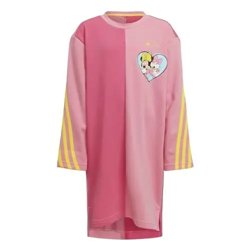 Produktbild: adidas Girls Kleid Lg Dy Dd Kleid, Bliss Pink/Pulse Magenta/Impact Yellow, HK6634, 104