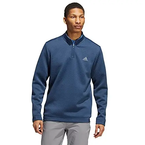 Produktbild: adidas Golf Herren Haltbarer 1/4 Zip-Jacke - Crew Marine - S