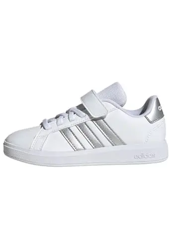Produktbild: adidas Grand Court 2.0 Shoes Children Tennisschuhe, Cloud White/Matte Silver/Cloud White, 31 EU