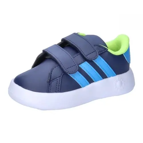 Produktbild: adidas Grand Court 2.0 Shoes Kids Tennisschuhe, Dark Blue/Blue Burst/Lucid Lemon, 26.5 EU