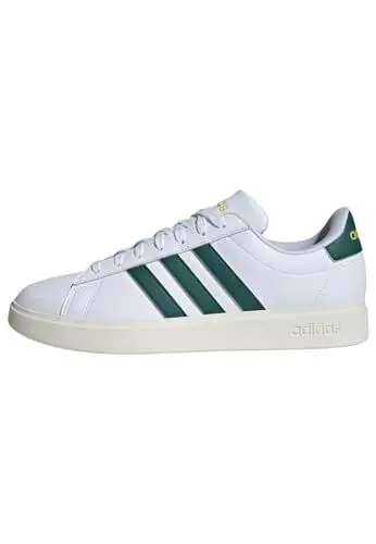 Produktbild: adidas Men's Grand Court Cloudfoam Comfort Schuh Cloud White/Collegiate Green/Utility Yellow 41 1/3