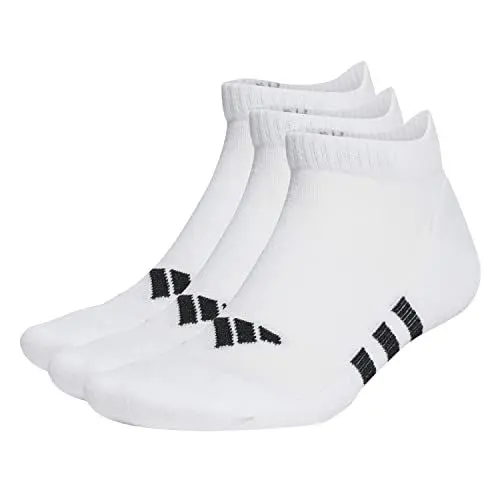 Produktbild: adidas Unisex Performance Cushioned Low Socks 3 Pairs, White/White/White, 45-48