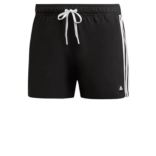 Produktbild: adidas Herren 3-Stripes CLX Very-Short-Length Swim Shorts, Black / White, L