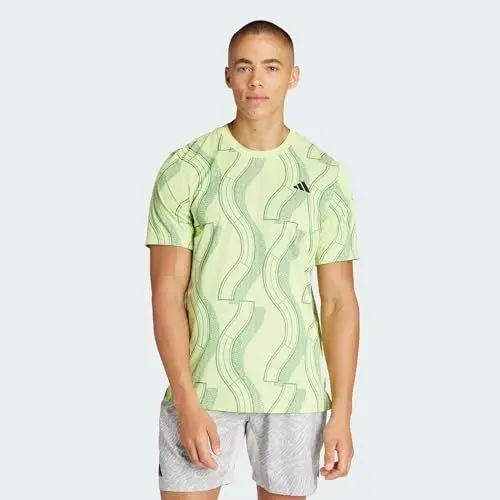 Produktbild: adidas Herren Club Tennis Graphic Tee T-Shirt, Pulse Lime/preloved Green, M