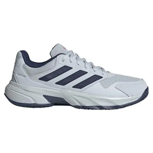 Produktbild: adidas Herren CourtJam Control 3 Clay Tennis Shoes Tennisschuhe, Halo Blue/Dark Blue/Team Shock pink 2, 42 EU