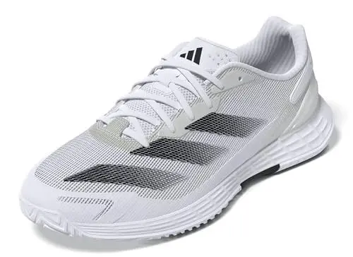 Produktbild: adidas Herren Defiant Speed 2 Tennis Shoes Tennisschuhe, Cloud White/Core Black/Grey One, 40 EU