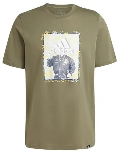 Produktbild: adidas Herren Doodle Graphic Tee, Olive strata, L