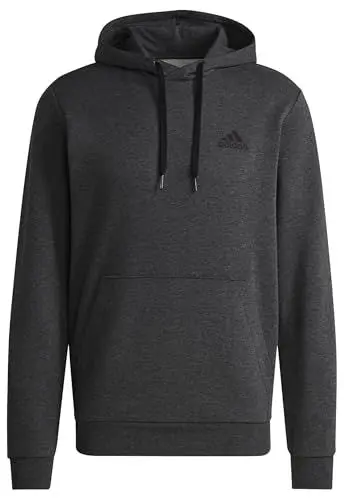Produktbild: adidas Herren Essentials Fleece Hoodie, Dark Grey Heather/Black, XL