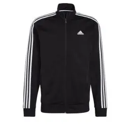 Produktbild: adidas Herren Essentials Warm-Up 3-Stripes Track Jacket, Black / White, S