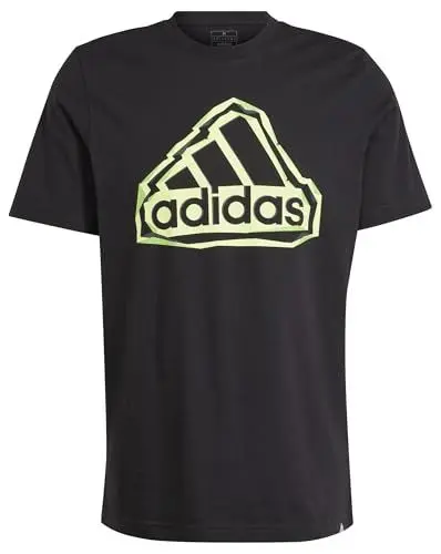 Produktbild: adidas Herren Folded Badge Graphic Tee T-Shirt, Black, M