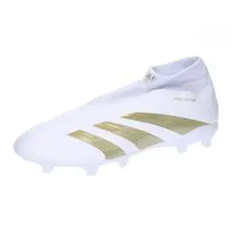 Produktbild: adidas Herren Fussballschuhe Predator League LL FG FTWR White/Gold Met./Sandy Beige Met 44 2/3