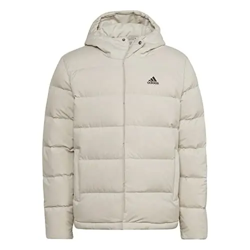 Produktbild: adidas Herren Helionic Hooded Down Jacket, Aluminium, L