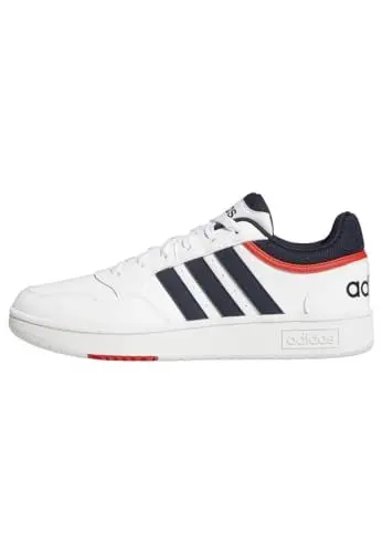 Produktbild: adidas Herren Hoops 3.0 Low Classic Vintage Shoes Schuhe, Cloud White/Legend Ink/Vivid Red, 41 1/3 EU