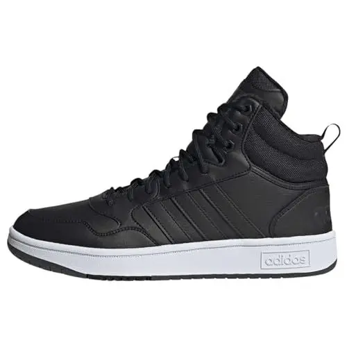 Produktbild: adidas Herren Hoops 3.0 Mid Lifestyle Basketball Classic Fur Lining Winterized Shoes Schuhe, Core Black/Core Black/Cloud White, 43 1/3 EU