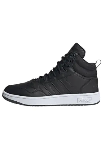 Produktbild: adidas Herren Hoops 3.0 Mid Lifestyle Basketball Classic Fur Lining Winterized Shoes Schuhe, Core Black/Core Black/Cloud White, 45 1/3 EU