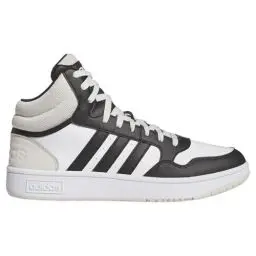 Produktbild: adidas Herren Hoops 3.0 Mid Lifestyle Basketball Classic Vintage Shoes Schuhe, Cloud White/core Black/Orbit Grey, 41 1/3 EU