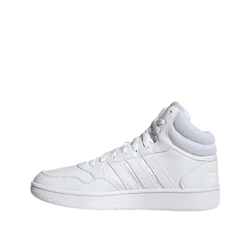 Produktbild: adidas Herren Hoops 3.0 Mid Lifestyle Basketball Classic Vintage Shoes Schuhe, Cloud White/Cloud White/Cloud White, 43 1/3 EU