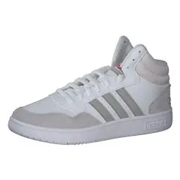 Produktbild: adidas Herren Hoops 3.0 Mid Lifestyle Basketball Classic Vintage Shoes Schuhe, Cloud White/Metal Grey/Grey one, 42 2/3 EU
