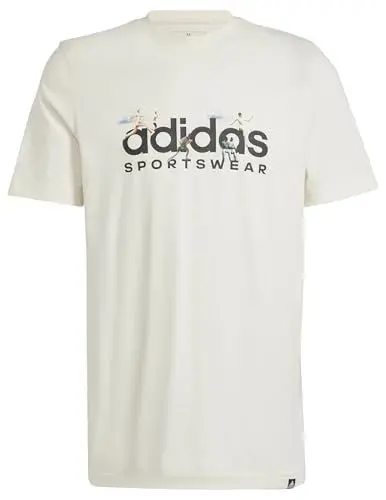 Produktbild: adidas Herren Landscape Sportswear Graphic Tee T-Shirt, Non-Dyed, L