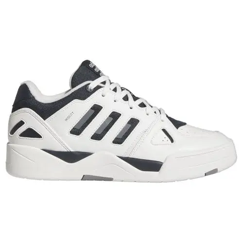 Produktbild: adidas Herren MIDCITY Low Shoes Basketball-Schuhe, core White/Aurora Ink/Grey Three, 36 EU