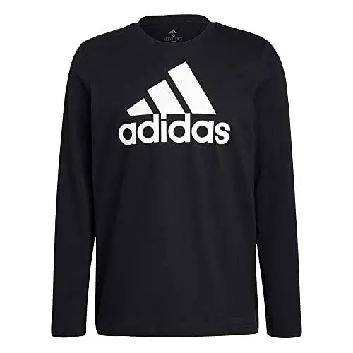 Produktbild: adidas Herren M Bl Sj T Shirt Long Sleeve , Black/White/White, M EU