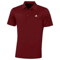 Produktbild: adidas Golf Herren Poloshirt 2025 Performance Links Brust Logo Stretch, Core Burgundy Sport, XL