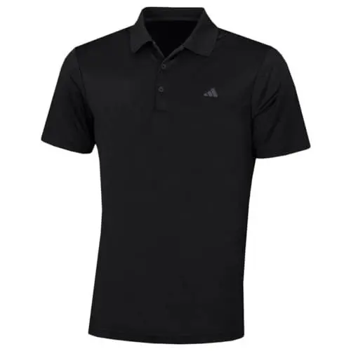 Produktbild: adidas Golf Herren Poloshirt 2025 Performance Links Brust Logo Stretch, Schwarz Sport, XL