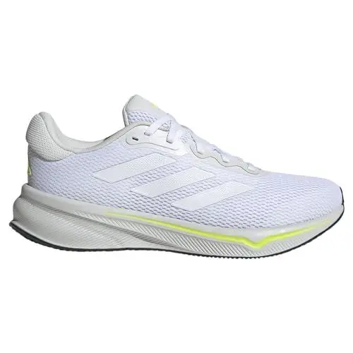Produktbild: adidas Herren Response Runner Shoes Laufschuhe, Cloud White/Cloud White/Lucid Lemon, 45 1/3 EU
