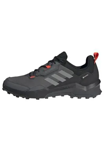 Produktbild: adidas Herren Terrex AX4 Gore-TEX Hiking Shoes Wanderschuhe, Grey Six/Grey Four/Solar Red, 44 EU