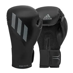 Produktbild: adidas Herren Tilt 150 Boxhandschuhe, Schwarz/Grau, 16 oz EU