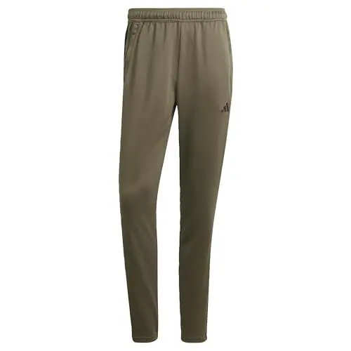 Produktbild: adidas Herren Train Essentials 3-Stripes Training Pants, Olive Strata/Black, S