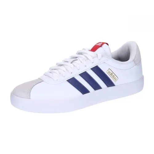 Produktbild: adidas Vl Court 3.0 Shoes Herren Schuhe , Cloud White Dark Blue Better Scarlet, 44 EU