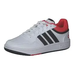 Produktbild: adidas Hoops Shoes Schuhe, Cloud White/core Black/Bright red, 37 1/3 EU