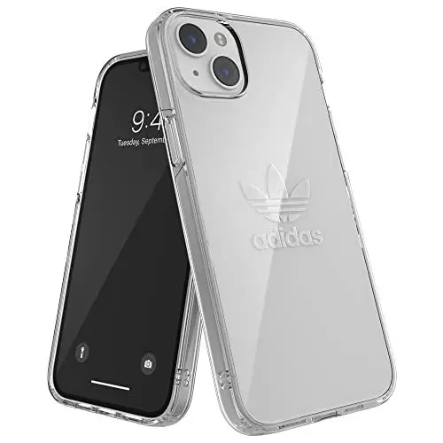 Produktbild: Adidas Hülle Entworfen für iPhone 14 Plus | Stoßfester Fallschutz | Kompatibel mit kabellosem Laden | 6,7 Zoll Transparentes Trefoil Design | Schützende Originals Handyhülle