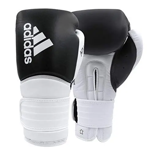 Produktbild: adidas Hybrid 300 Boxhandschuhe, Black/White/Silver, 16 Oz